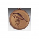 Emblem D=50mm Waldvogel ,  bronzefarben, siber- oder...